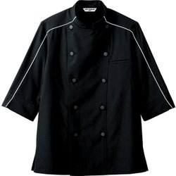ジャケット 七分袖 兼用 ブラック BC7123 C-10 LL