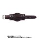 CAR-AR 20mm-18mm ATRカーフ ブラック/レッドステッチ [時計バンド]