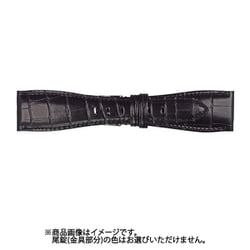 CSG-A 24mm-16mm SG型押ワニ ブラック [時計バンド]