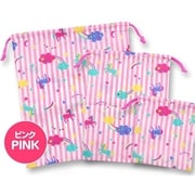 6691403 [ユニコーン 巾着3点SET ピンク  フリーサイズ]