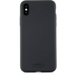 13858 [ソフトタッチシリコンケース iPhone XS/X Black]