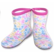 ミニフラワー レインシューズ ブルー 17cm 6791507
