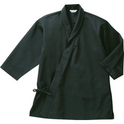 ジンベイ 七分 兼用 黒 DN6855 C-10 S