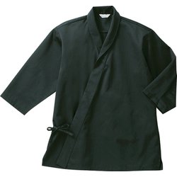 ジンベイ 七分 兼用 黒 DN6855 C-10 4L