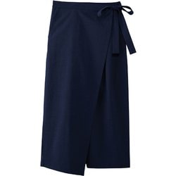 エプロン風和風パンツ 兼用 紺 DN8504 C-5 15号