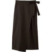 エプロン風和風パンツ 兼用 茶 DN8504 C-7 7号