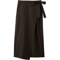 エプロン風和風パンツ 兼用 茶 DN8504 C-7 11号