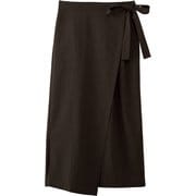 エプロン風和風パンツ 兼用 茶 DN8504 C-7 13号
