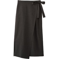 エプロン風和風パンツ 兼用 墨黒 DN8504 C-9 7号