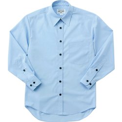 シャツ 長袖 兼用 サックス EP5962 C-3 4L