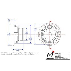 Markaudio CHR-70 V3 Gold フルレンジスピーカ ペア 新品 CHR-70v3-Gold-350.jpg?
