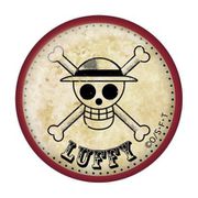 ONE PIECE ガラスマグネット ルフィ [キャラクターグッズ]
