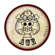 ONE PIECE ガラスマグネット エース [キャラクターグッズ]