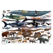 L74-184 巨大生物くらべてみよう! [ジグソーパズル 学べる ラージ 150ピース （完成サイズ：38×26cm）]