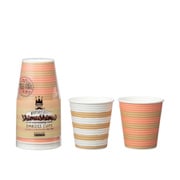 C2508SIME [しましまペーパーカップエンボス 250ml 8P]