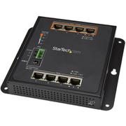 ギガビットイーサネット対応マネージスイッチ 8ポート(4ポートでPoE+給電対応) ウォールマウント対応 IES81GPOEW