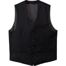ベスト 男性用 ブラック KM8381 C-10 LL