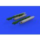 EDU648478 SUU-7 ディスペンサー 発射チューブ延長型 4個入り [1/48 レジンパーツ]