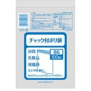 チャック付ポリ袋 B6 100P CP-7