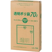 透明ポリ袋 70L BOX100P LD-70N