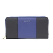 L56801 [ラウンドファスナー長財布 Black/Navy LANEVE]