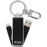 TUMI Charge & Sync Key Fob Cable with Lightning Connector Black