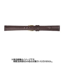CHT-B 12mm-10.5mm ベビーカーフHT ダークブラウン [時計バンド]