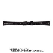 CRA-A 14mm-10.5mm RA型押ワニ ブラック [時計バンド]