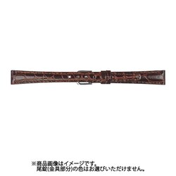 CRA-B 13mm-9mm RA型押ワニ ダークブラウン [時計バンド]