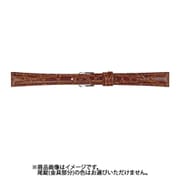 CRA-C 12mm-9mm RA型押ワニ ブラウン [時計バンド]