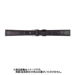 CP-A 10mm-9mm P型押ワニ ブラック [時計バンド]