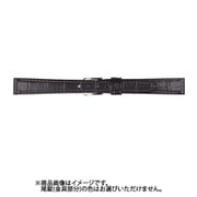 CP-A 10mm-9mm P型押ワニ ブラック [時計バンド]