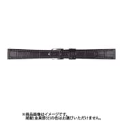 CP-A 12mm-10mm P型押ワニ ブラック [時計バンド]