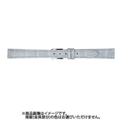 CP-BL 12mm-10mm P型押ワニ ベビーブルー [時計バンド]