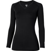 アンダーウェア 9分袖 女性用 ブラック MZ0154 C-10 M