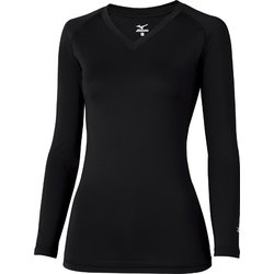 アンダーウェア 9分袖 女性用 ブラック MZ0154 C-10 LL