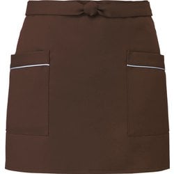 ショートエプロン ブラウン T7824 C-71