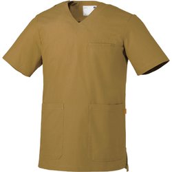 スクラブ 男性用 シナモンベージュ UN0071 C-72 3L