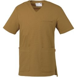 スクラブ 男性用 シナモンベージュ UN0075 C-72 L