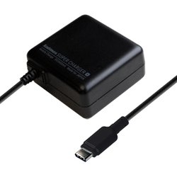 AC充電器 USB-Cケーブル一体型 1m 3A 可動式プラグ採用 AC-012