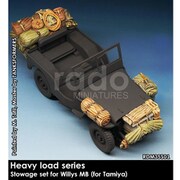 RDM35S01 WWII 米 ウィルスMBジープ用 収納カーゴセット [1/35スケール レジンキット]