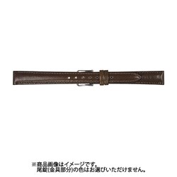 ZK-B 12mm-10mm キッド ダークブラウン [時計バンド]