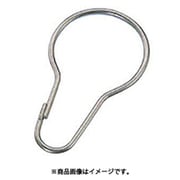 B-166 [水本 ステンレス カーテンフック 線径2.2mm 長さ62mm （849-0833） 1個]