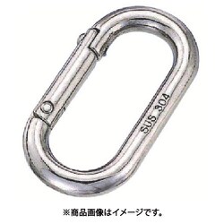 水本 ステンレス オーバルキャッチ 線径8mm 長さ54mm （849-0879） 1個 B-196