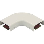 B2033 [マサル メタルモール付属品 フラットエルボ B型 ミルキーホワイト]