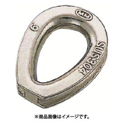 水本 ステンレス シンブル 使用ロープ径10mm （849-1018） 1個 B-415