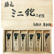 ミニ鉋 6丁組桐箱入白樫台 18mm
