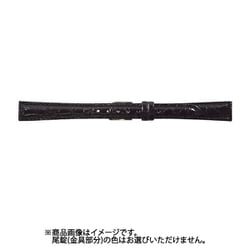 WDM-A 10mm-9mm 腹ワニDM ブラック [時計バンド]