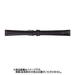 LR-A 12mm-9mm カーフR寸長 ブラック [時計バンド]