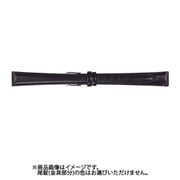 LR-A 12mm-9mm カーフR寸長 ブラック [時計バンド]